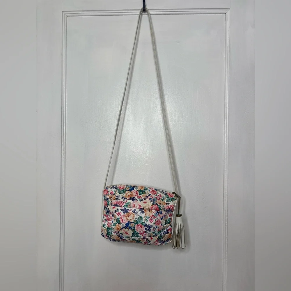 VTG 90s Floral Crossbody Bag - Picture 3 of 6